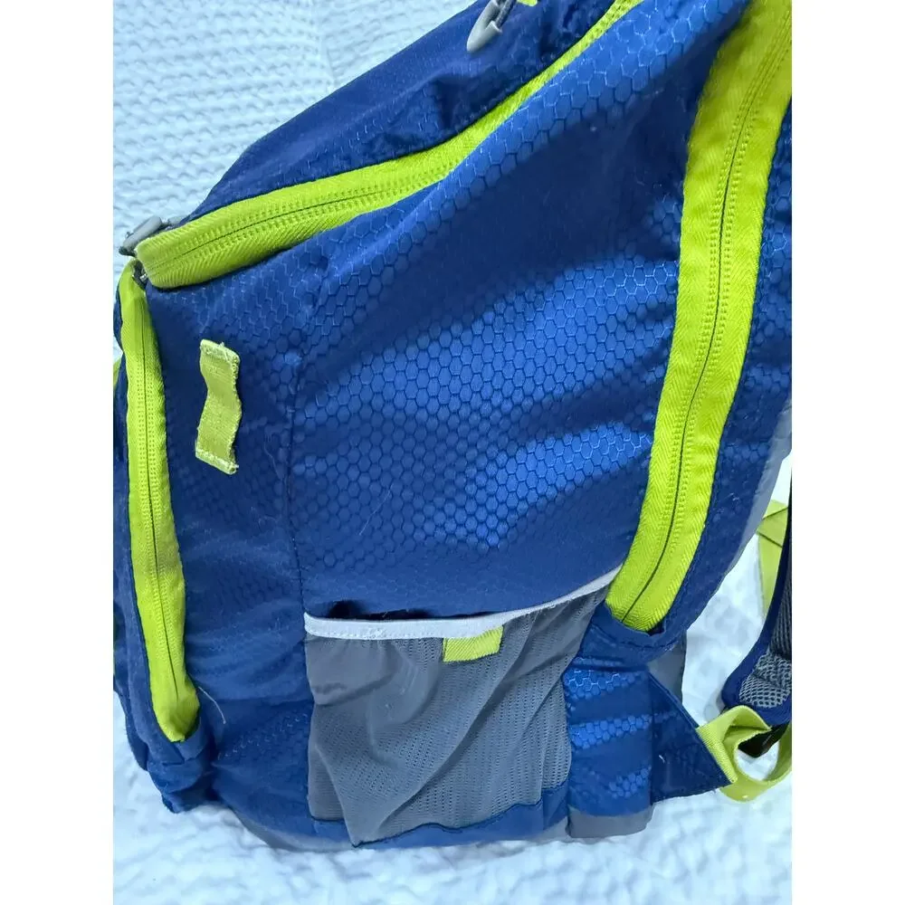 Embark Backpack Laptop School Travel Hiking Navy Lime Multi Pocket Target 18in L